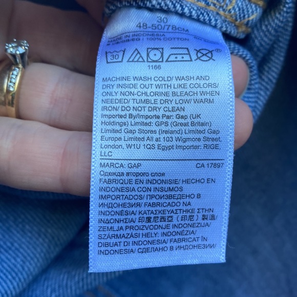 Gap denim jean skirt size 30 - Picture 5 of 5